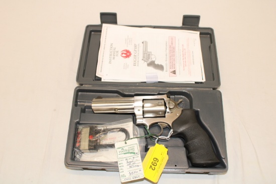 Ruger "GP100" .357 Magnum 6-Shot DA Stainless Revolver.