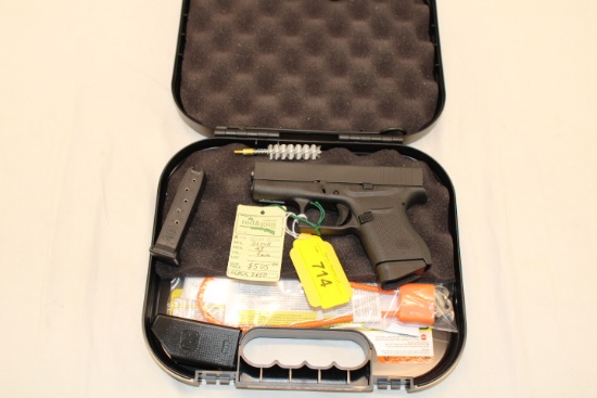 New Glock "43" 9mm Pistol w/(2) 6-Rd. Magazines