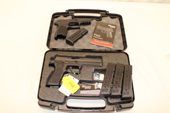 Sig Sauer "P320" X-Five 9mm Pistol w/(4) Magazines