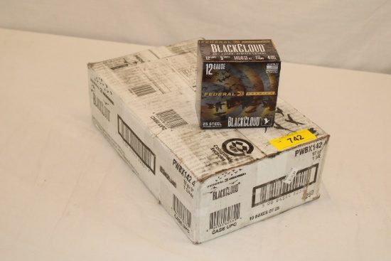 250 Rounds (Full Case) of Federal "BlackCloud" .12 Ga. Ammo