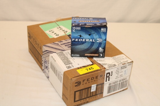 250 Rounds (Full Case) of Federal .12 Ga. 4 Shot Steel Ammo
