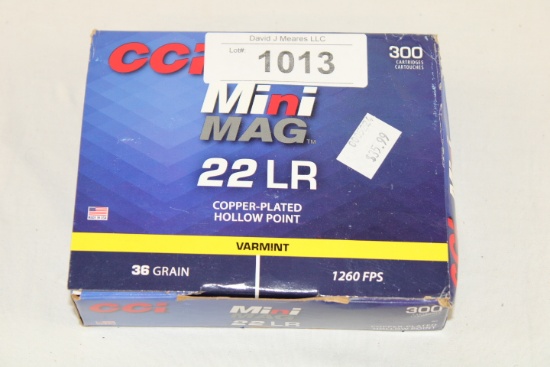 300 Rounds of CCI "Mini-Mag" .22LR 36 Gr. HP Varmint Ammo