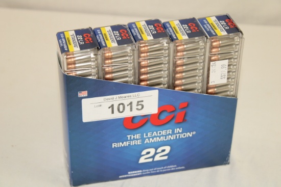 500 Rounds of CCI "Stangers" .22LR "Varmint" 32 Gr. HP Ammo