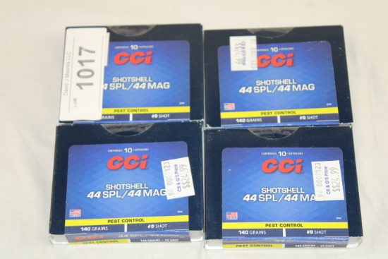 40 Rounds of CCI .44SPL/44MAG 140 Gr. #9 Shot Shotshells