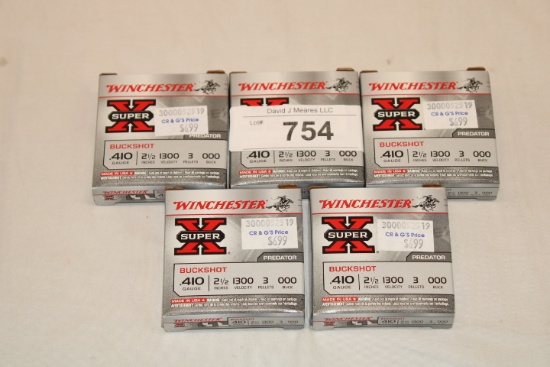 25 Rounds of Winchester .410 Ga. 2 1/2" 000 Buck Shot