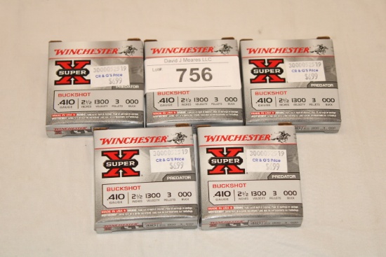 25 Rounds of Winchester .410 Ga. 2 1/2" 000 Buck Shot