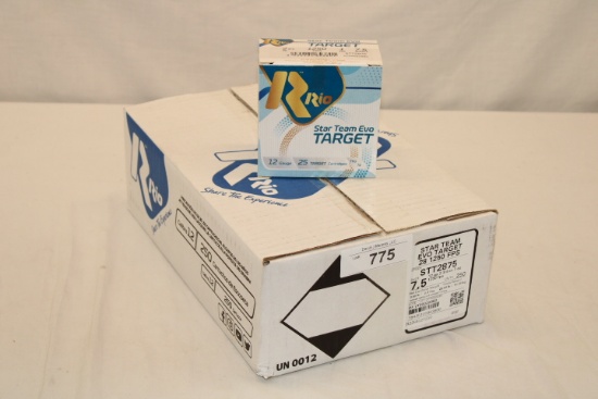 250 Rounds, Full Case of RIO .12 Ga. 2 3/4" 7.5 Shot Ammo