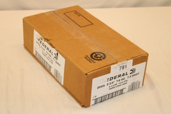 250 Rounds, Full Case of Federal .20 Ga. 2 3/4" 7.5 Shot Ammo