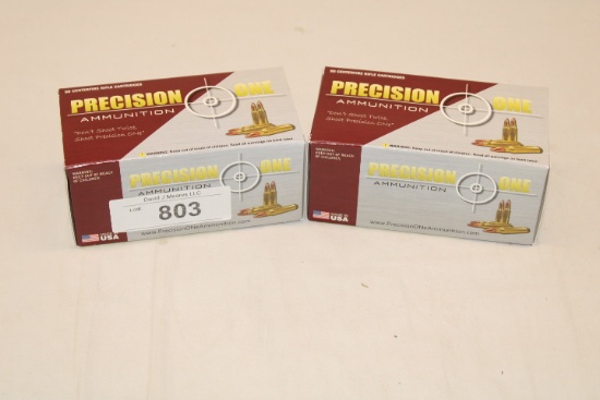 100 Rounds of Precision One .223 REM. 55 Gr. V-Max Ammo