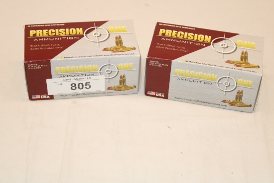 100 Rounds of Precision One .223 REM. 55 Gr. V-Max Ammo