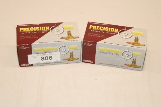 100 Rounds of Precision One .223 REM. 55 Gr. V-Max Ammo