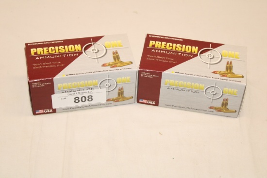 100 Rounds of Precision One .223 REM. 55 Gr. V-Max Ammo