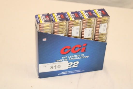 500 Rounds of CCI "Mini-Mag" .22LR "Varmint" 40 Gr. HP Ammo