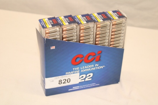500 Rounds of CCI "Stangers" .22LR "Varmint" 32 Gr. HP Ammo