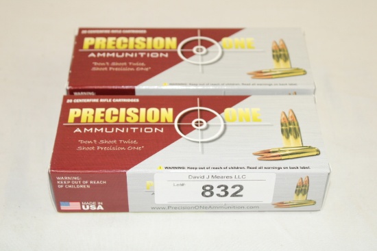 40 Rounds of Precision One 7.62x39 123 Gr. FMJ Ammo
