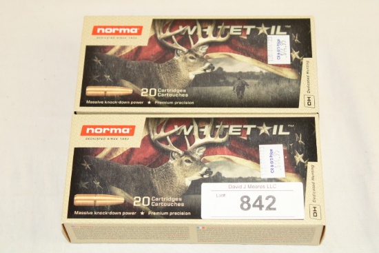 40 Rounds of Norma "Whitetail" 6.5 PRC 140 Gr. SP Ammo