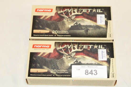 40 Rounds of Norma "Whitetail" 6.5 PRC 140 Gr. SP Ammo