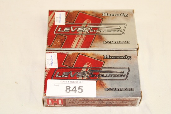 40 Rounds of Hornady "LEVERevolution" 307 WIN. 160 Gr. FTX Ammo
