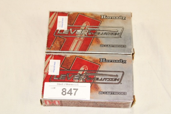40 Rounds of Hornady "LEVERevolution" 307 WIN. 160 Gr. FTX Ammo