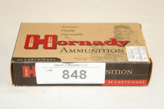 20 Rounds of Hornady "Custom" 30 T/C 150 Gr. SST Ammo