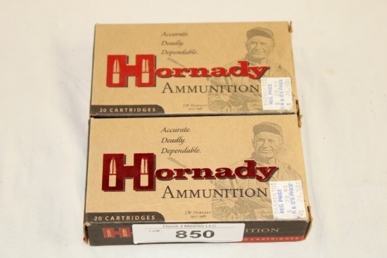 40 Rounds of Hornady "Custom" 30 T/C 150 Gr. SST Ammo