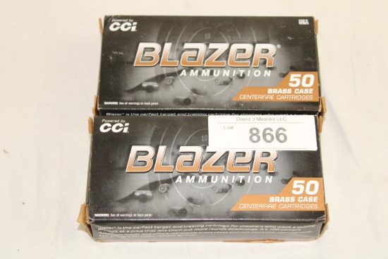 100 Rounds of CCI "Blazer" .40 S&W 165 Gr. FMJ Ammo
