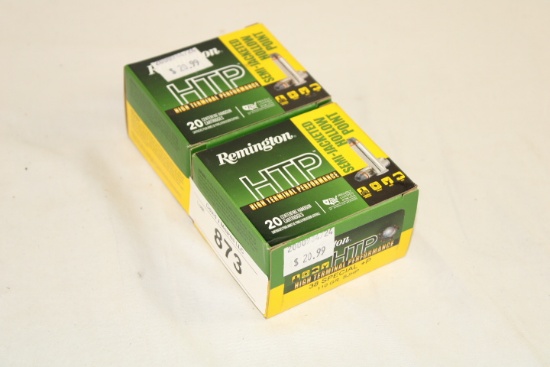 40 Rounds of Remington "HTP" .38 Special+P 110 Gr. SJHP Ammo