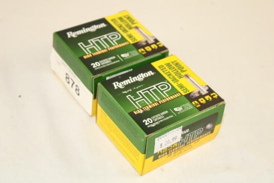 40 Rounds of Remington "HTP" .38 Special+P 110 Gr. SJHP Ammo