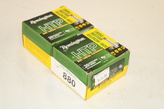 40 Rounds of Remington "HTP" .38 Special+P 110 Gr. SJHP Ammo