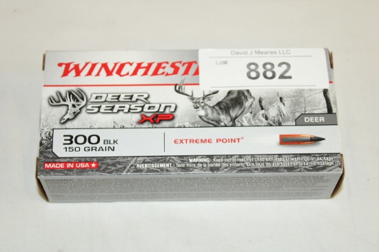 20 Rounds of Winchester "Deer Season XP" .300 BLK 150 Gr. XP Ammo