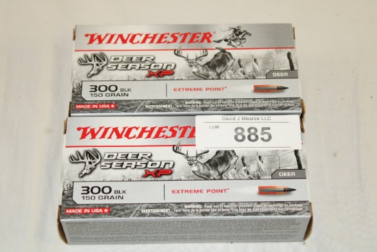 40 Rounds of Winchester "Deer Season XP" .300 BLK 150 Gr. XP Ammo