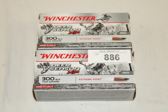 40 Rounds of Winchester "Deer Season XP" .300 BLK 150 Gr. XP Ammo