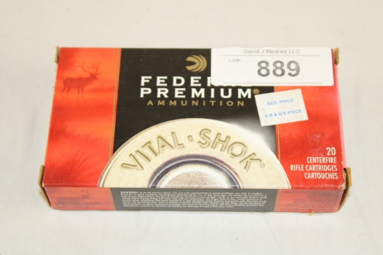 20 Rounds of Federal "Premium" 338 Federal 210 Gr. Nosler Partition Ammo