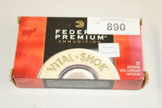20 Rounds of Federal "Premium" 338 Federal 210 Gr. Nosler Partition Ammo