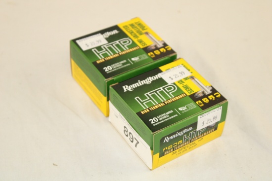 40 Rounds of Remington "HTP" .38 Special+P 110 Gr. SJHP Ammo