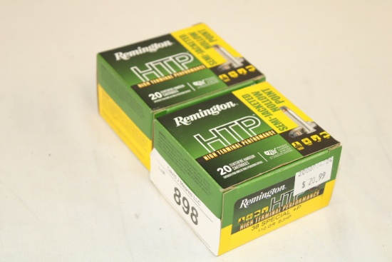 40 Rounds of Remington "HTP" .38 Special+P 110 Gr. SJHP Ammo