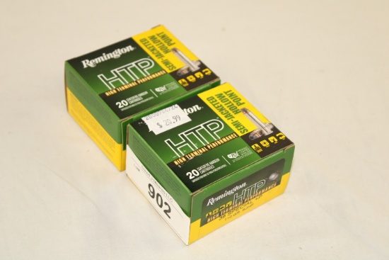 40 Rounds of Remington "HTP" .38 Special+P 110 Gr. SJHP Ammo