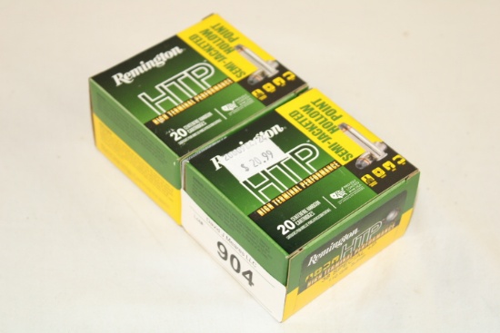 40 Rounds of Remington "HTP" .38 Special+P 110 Gr. SJHP Ammo