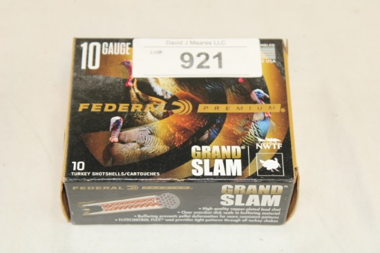 10 Rounds of Federal "Premium" 10 Ga. 3 1/2" 4 Shot Ammo