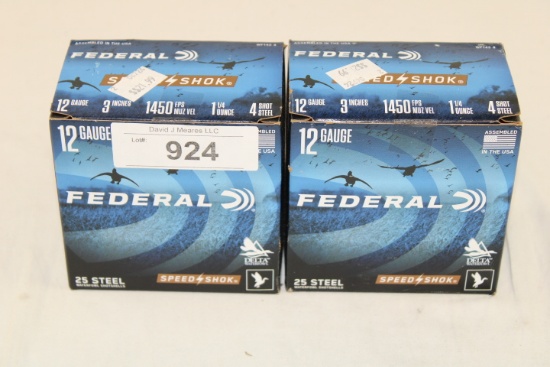 50 Rounds of Federal "Speed Shok" .12 Ga. 3" Shotgun Ammo
