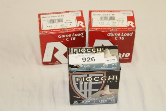 75 Rounds of .16 Ga. 7.5 & 8 Shot Shotgun Ammo