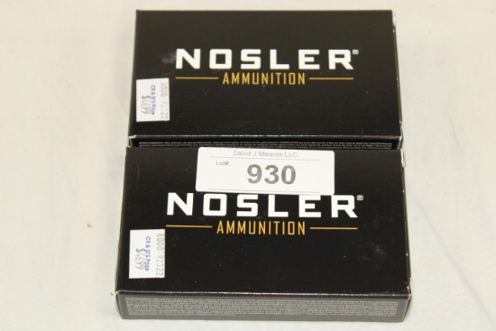 40 Rounds of Nosler "Ballistic" .308 WIN. 150 Gr. BT Ammo