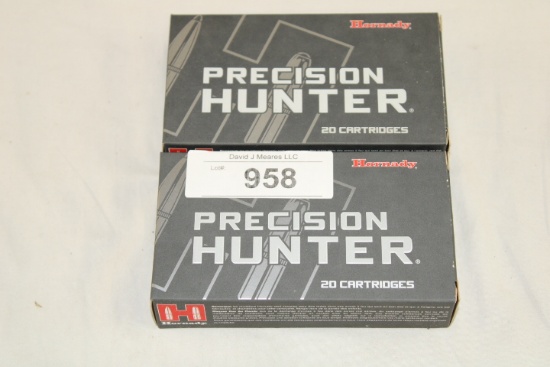 40 Rounds of Hornady "Precision Hunter" .308 WIN. 178 Gr. ELD-X Ammo