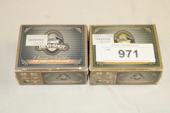20 Rounds of Hevi-Shot .28 Ga. 2 3/4", 5/8 oz., 6 Shot Ammo
