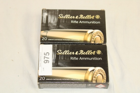 40 Rounds of Sellier & Bellot 6.5x55 131 Gr. SE SP Ammo