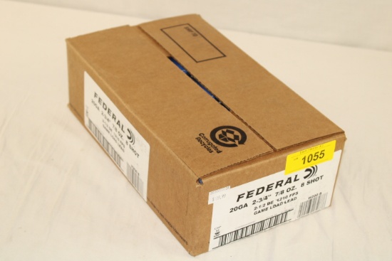 250 Rounds (Full Case) of Federal .20 Ga. 8 Shot Shotgun Ammo
