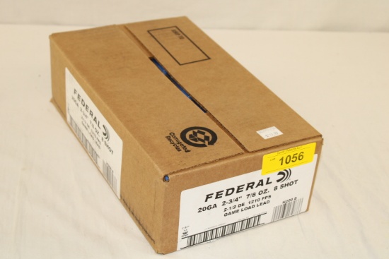 250 Rounds (Full Case) of Federal .20 Ga. 8 Shot Shotgun Ammo