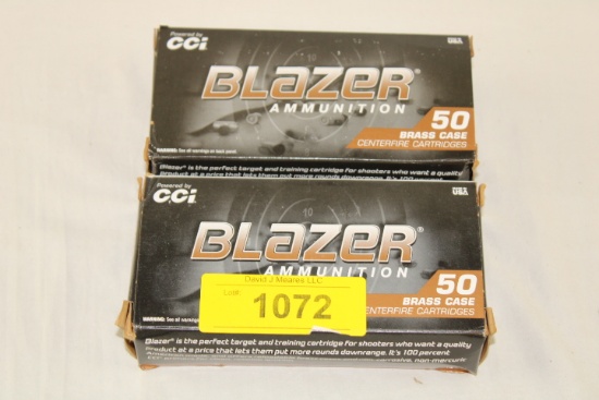 100 Rounds of "Blazer" .40 S&W 165 Gr. FMJ Ammo