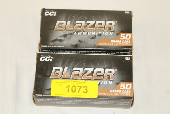 100 Rounds of "Blazer" .40 S&W 165 Gr. FMJ Ammo