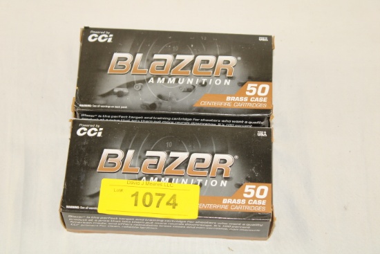 100 Rounds of "Blazer" .40 S&W 165 Gr. FMJ Ammo